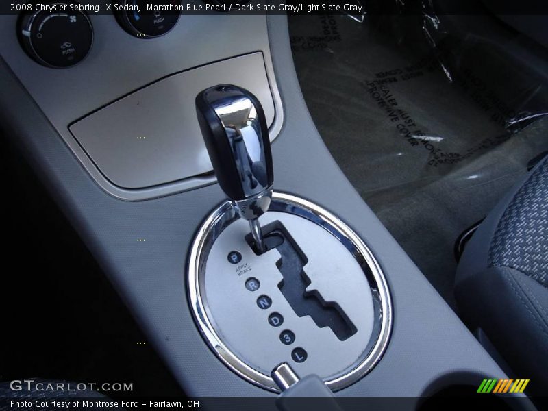 Marathon Blue Pearl / Dark Slate Gray/Light Slate Gray 2008 Chrysler Sebring LX Sedan