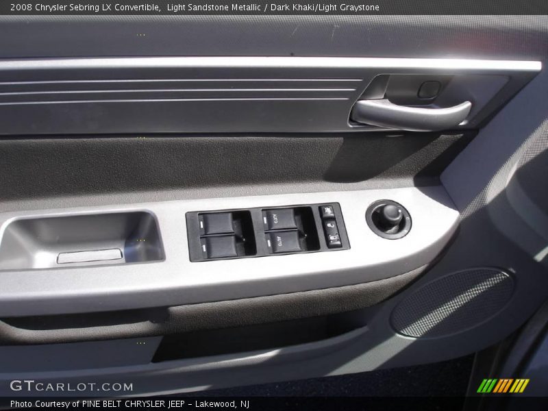 Light Sandstone Metallic / Dark Khaki/Light Graystone 2008 Chrysler Sebring LX Convertible