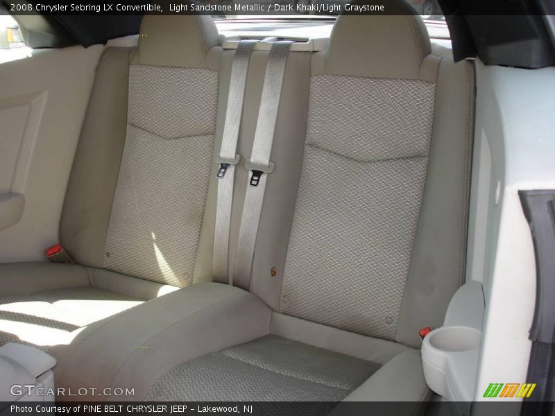 Light Sandstone Metallic / Dark Khaki/Light Graystone 2008 Chrysler Sebring LX Convertible