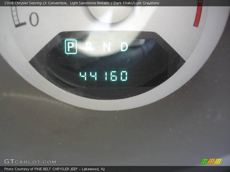 Light Sandstone Metallic / Dark Khaki/Light Graystone 2008 Chrysler Sebring LX Convertible