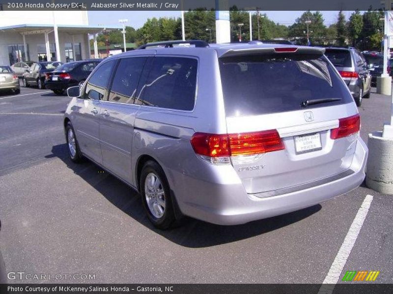 Alabaster Silver Metallic / Gray 2010 Honda Odyssey EX-L