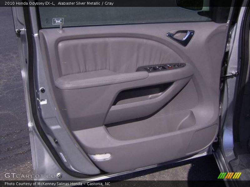 Alabaster Silver Metallic / Gray 2010 Honda Odyssey EX-L
