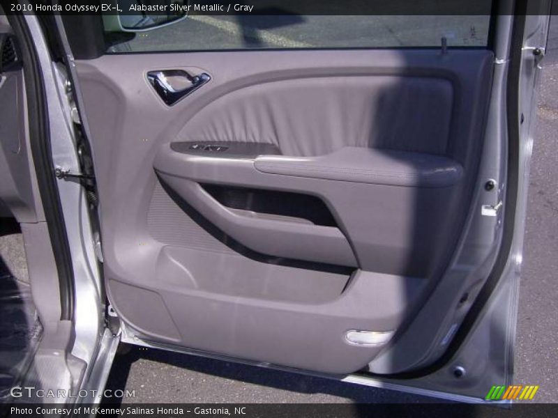 Alabaster Silver Metallic / Gray 2010 Honda Odyssey EX-L