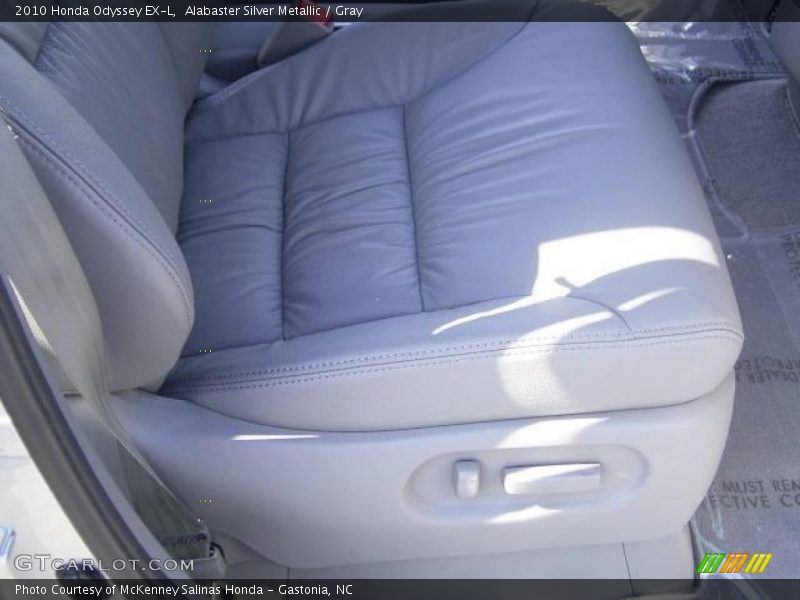 Alabaster Silver Metallic / Gray 2010 Honda Odyssey EX-L