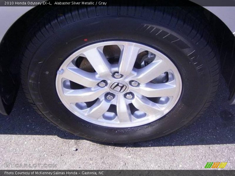 Alabaster Silver Metallic / Gray 2010 Honda Odyssey EX-L