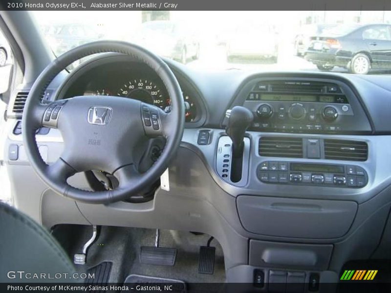 Alabaster Silver Metallic / Gray 2010 Honda Odyssey EX-L