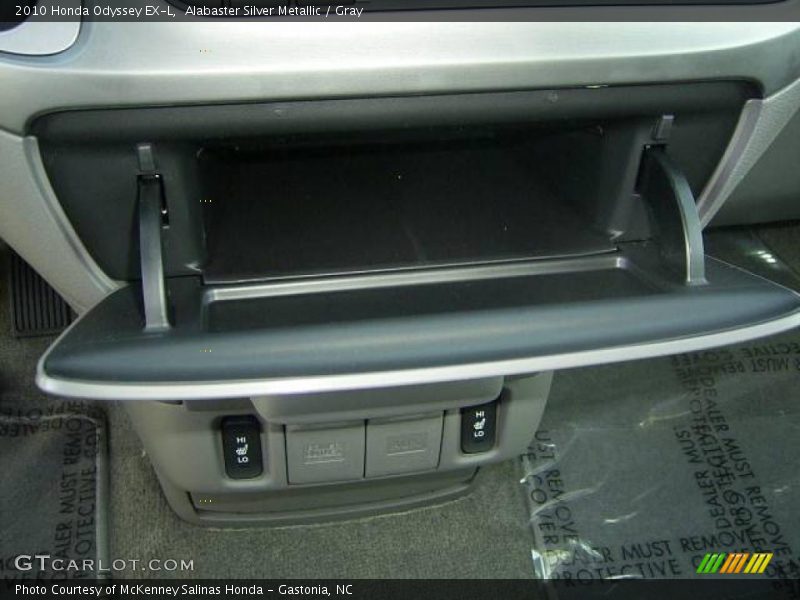 Alabaster Silver Metallic / Gray 2010 Honda Odyssey EX-L