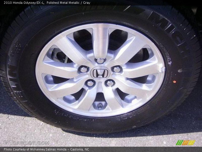 Polished Metal Metallic / Gray 2010 Honda Odyssey EX-L