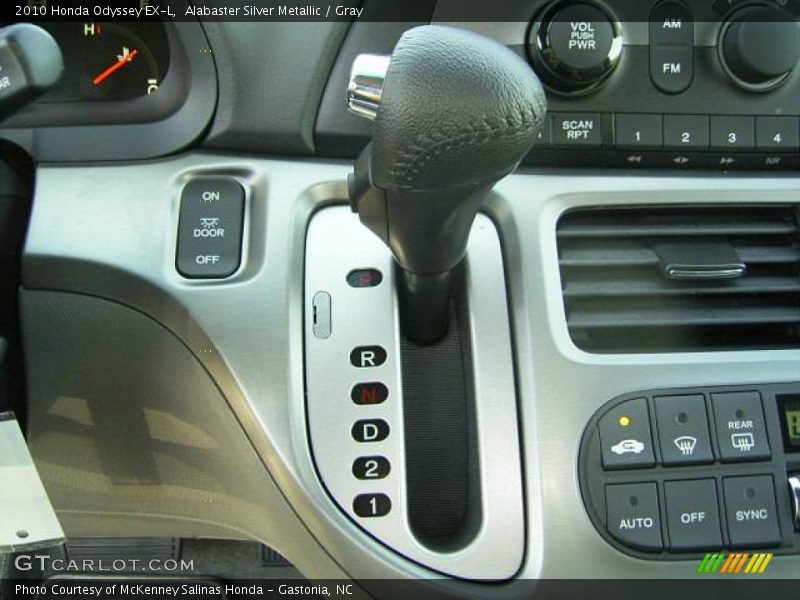Alabaster Silver Metallic / Gray 2010 Honda Odyssey EX-L