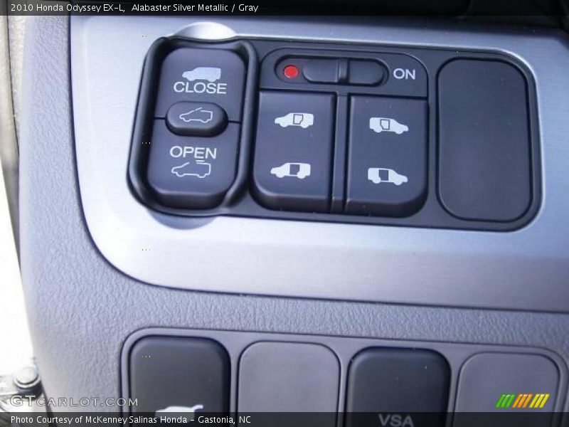 Alabaster Silver Metallic / Gray 2010 Honda Odyssey EX-L