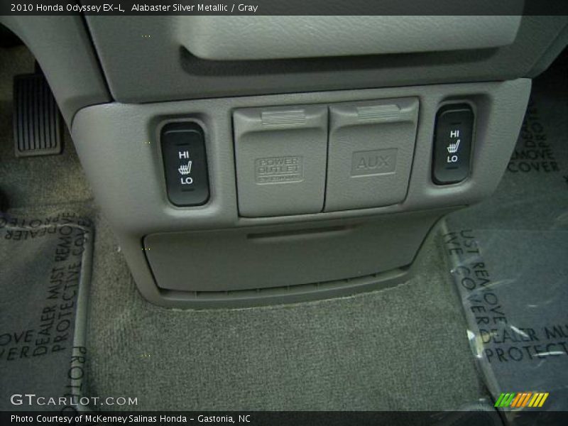 Alabaster Silver Metallic / Gray 2010 Honda Odyssey EX-L