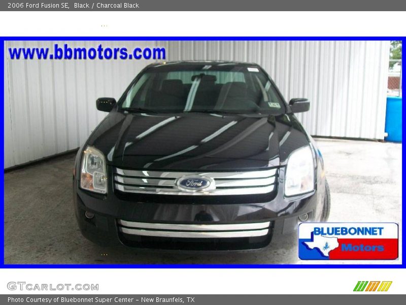 Black / Charcoal Black 2006 Ford Fusion SE