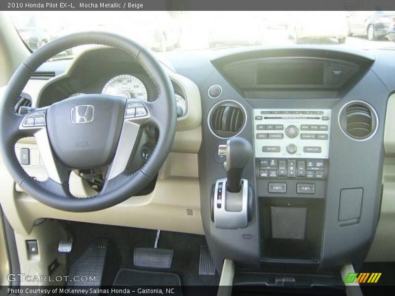 Mocha Metallic / Beige 2010 Honda Pilot EX-L