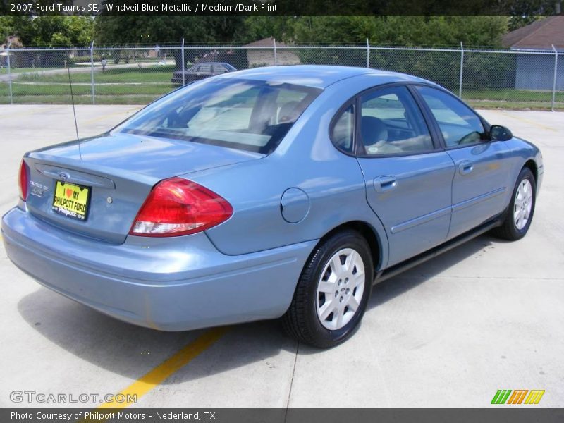 Windveil Blue Metallic / Medium/Dark Flint 2007 Ford Taurus SE