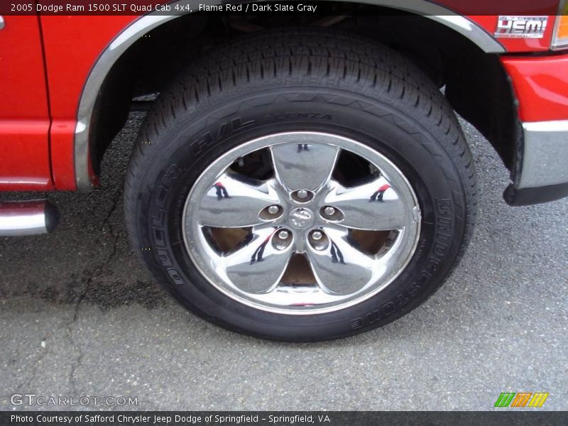 Flame Red / Dark Slate Gray 2005 Dodge Ram 1500 SLT Quad Cab 4x4