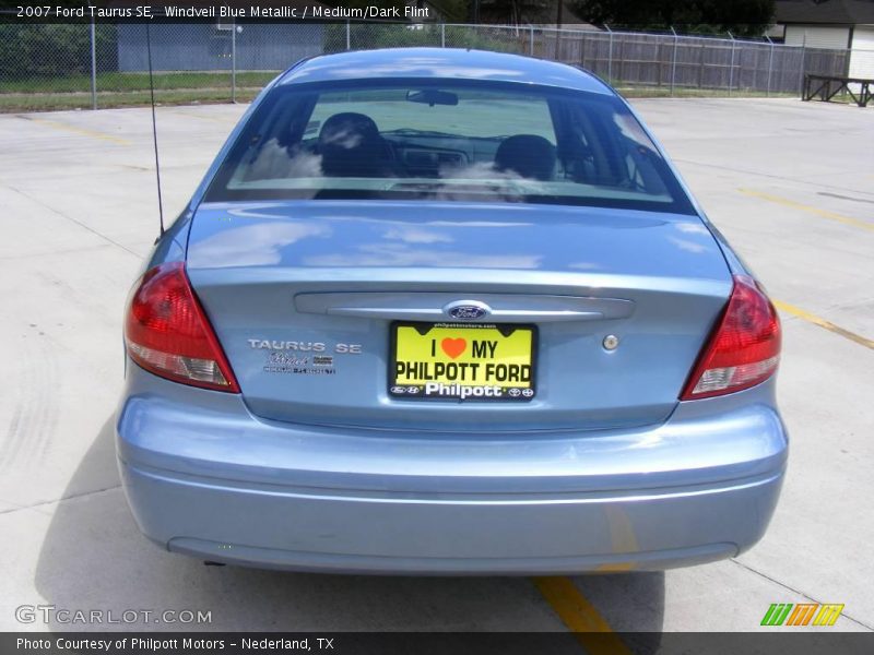 Windveil Blue Metallic / Medium/Dark Flint 2007 Ford Taurus SE