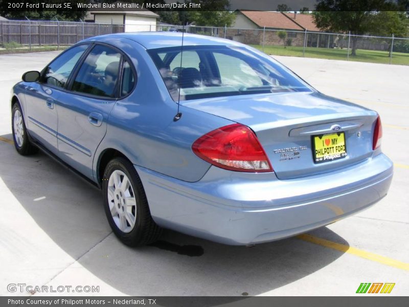 Windveil Blue Metallic / Medium/Dark Flint 2007 Ford Taurus SE