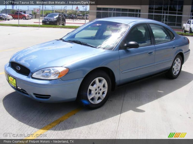 Windveil Blue Metallic / Medium/Dark Flint 2007 Ford Taurus SE