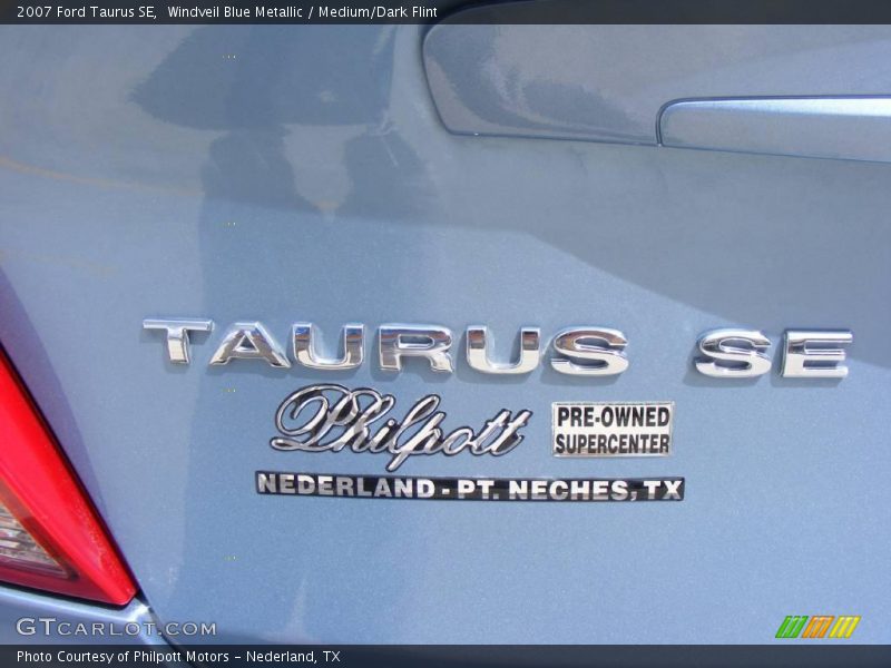 Windveil Blue Metallic / Medium/Dark Flint 2007 Ford Taurus SE