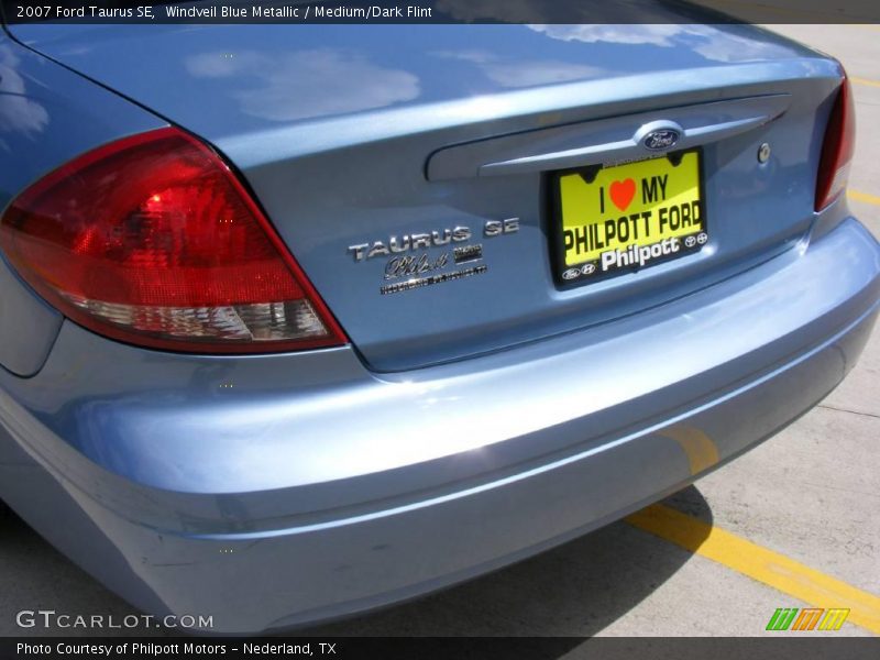 Windveil Blue Metallic / Medium/Dark Flint 2007 Ford Taurus SE