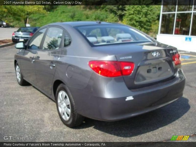 Carbon Gray / Gray 2007 Hyundai Elantra GLS Sedan