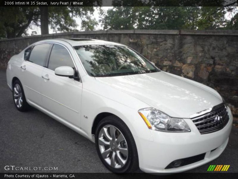 Ivory Pearl / Wheat 2006 Infiniti M 35 Sedan