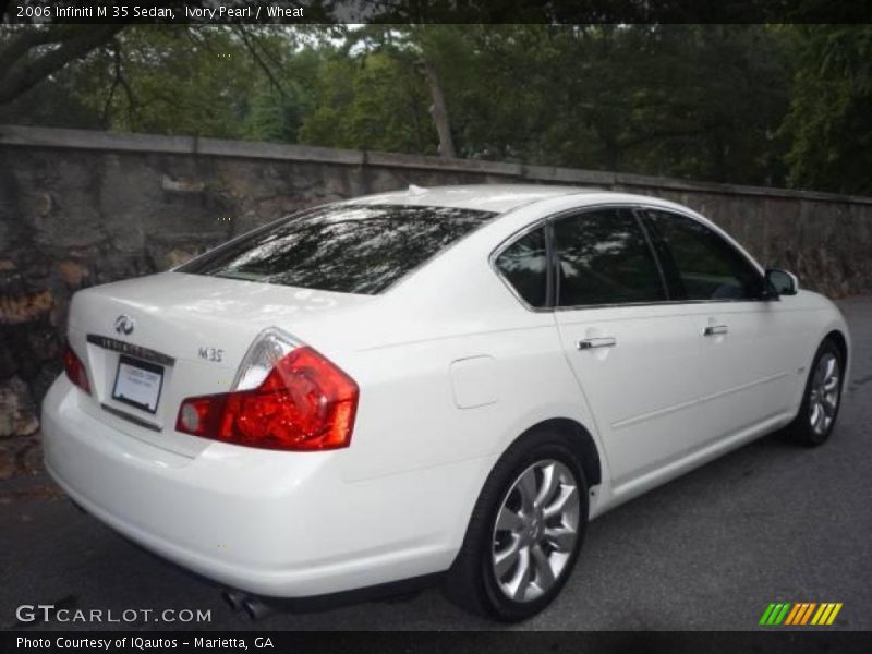 Ivory Pearl / Wheat 2006 Infiniti M 35 Sedan