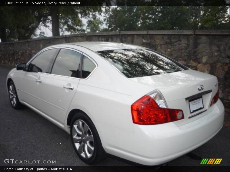 Ivory Pearl / Wheat 2006 Infiniti M 35 Sedan