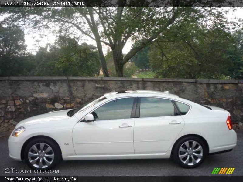 Ivory Pearl / Wheat 2006 Infiniti M 35 Sedan