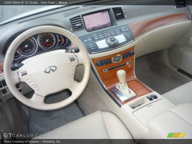 Ivory Pearl / Wheat 2006 Infiniti M 35 Sedan