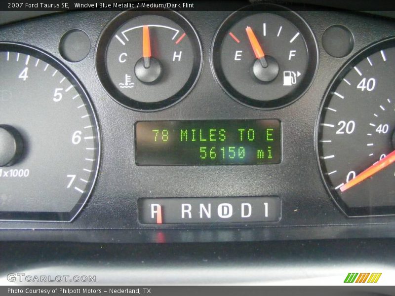 Windveil Blue Metallic / Medium/Dark Flint 2007 Ford Taurus SE