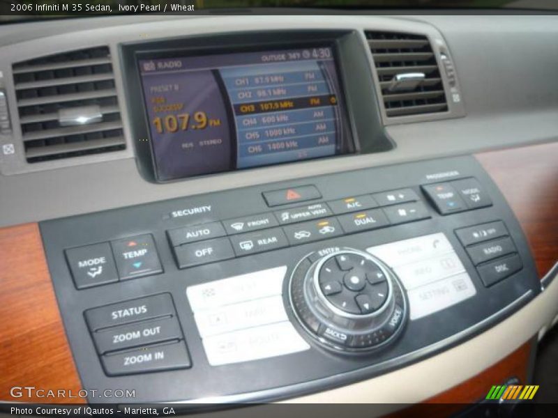 Ivory Pearl / Wheat 2006 Infiniti M 35 Sedan