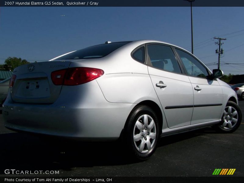 Quicksilver / Gray 2007 Hyundai Elantra GLS Sedan