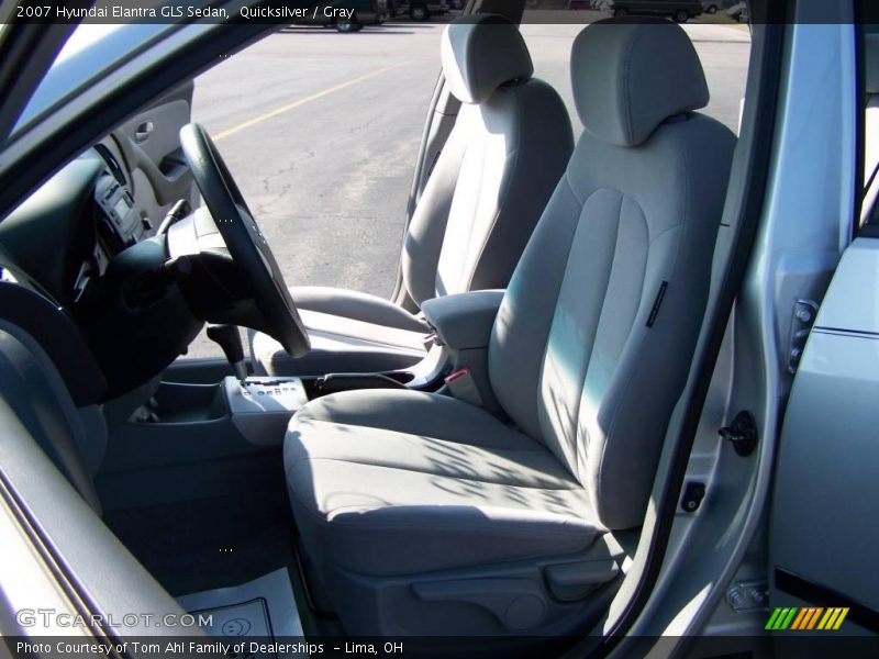 Quicksilver / Gray 2007 Hyundai Elantra GLS Sedan