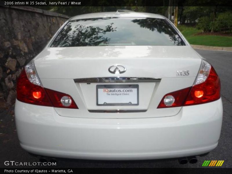 Ivory Pearl / Wheat 2006 Infiniti M 35 Sedan