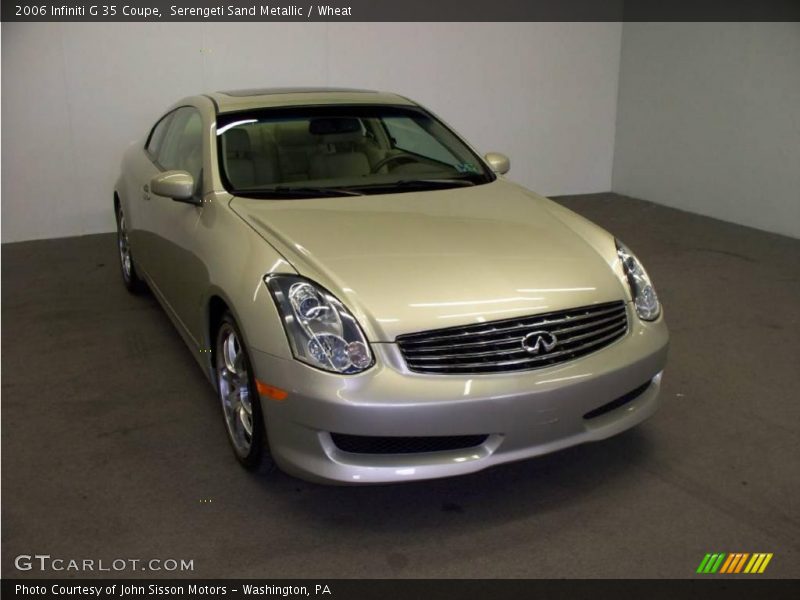 Serengeti Sand Metallic / Wheat 2006 Infiniti G 35 Coupe