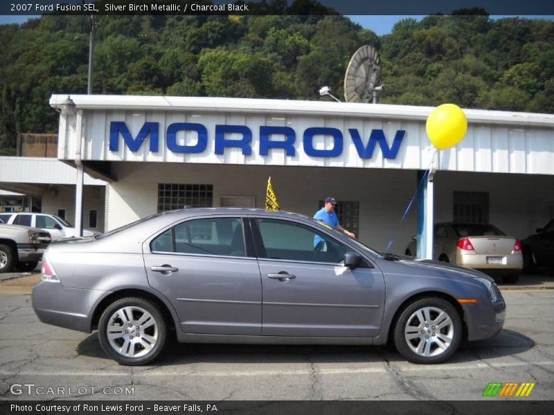 Silver Birch Metallic / Charcoal Black 2007 Ford Fusion SEL