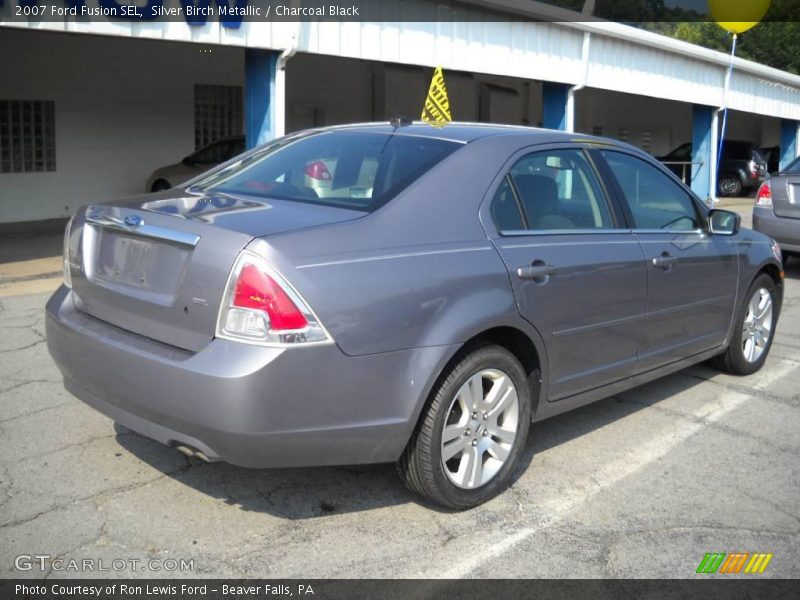 Silver Birch Metallic / Charcoal Black 2007 Ford Fusion SEL
