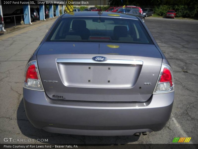 Silver Birch Metallic / Charcoal Black 2007 Ford Fusion SEL