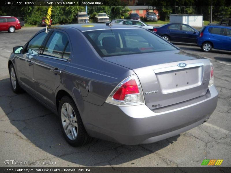 Silver Birch Metallic / Charcoal Black 2007 Ford Fusion SEL