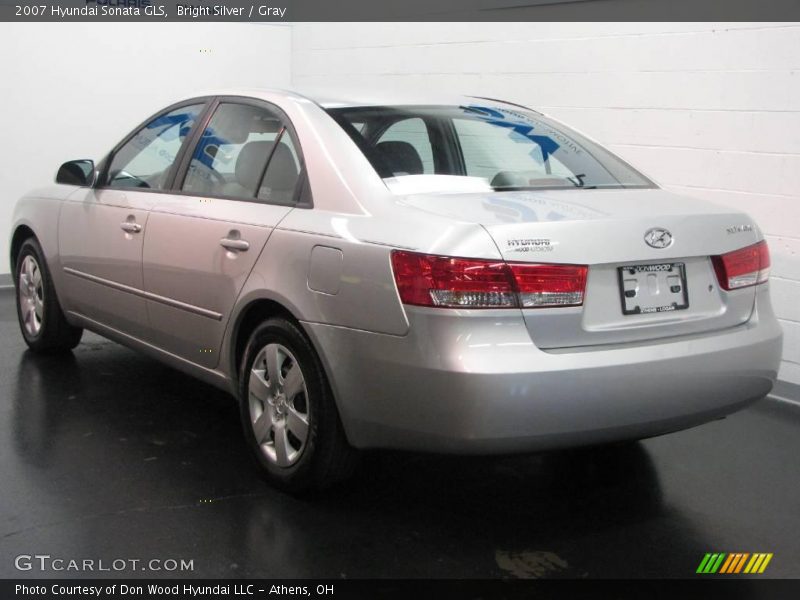 Bright Silver / Gray 2007 Hyundai Sonata GLS