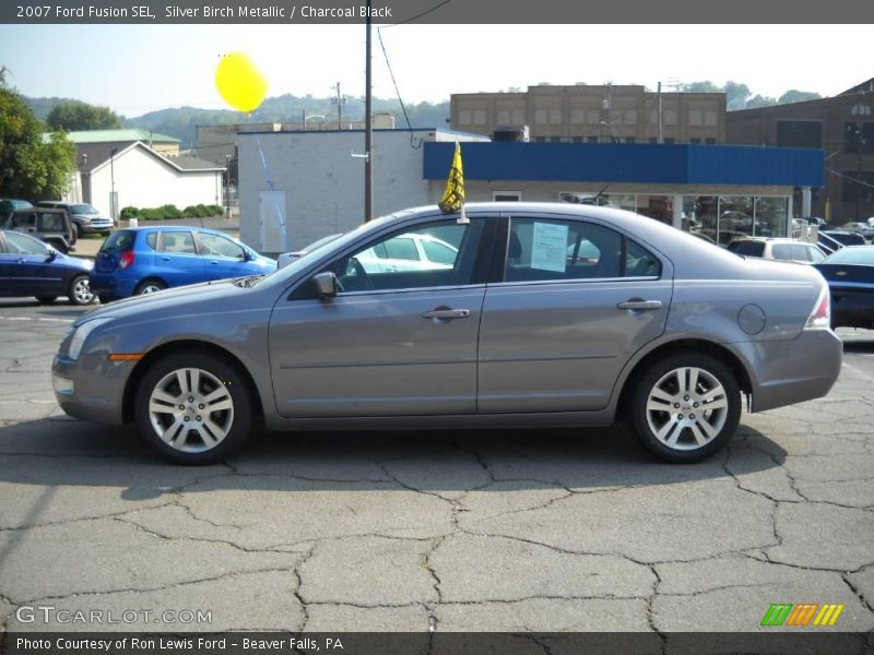 Silver Birch Metallic / Charcoal Black 2007 Ford Fusion SEL