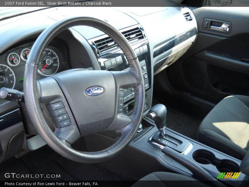 Silver Birch Metallic / Charcoal Black 2007 Ford Fusion SEL