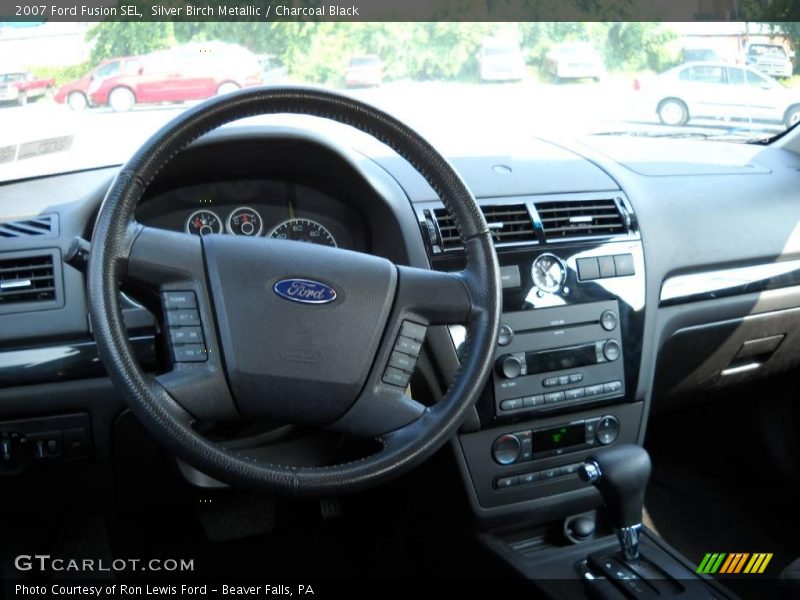 Silver Birch Metallic / Charcoal Black 2007 Ford Fusion SEL