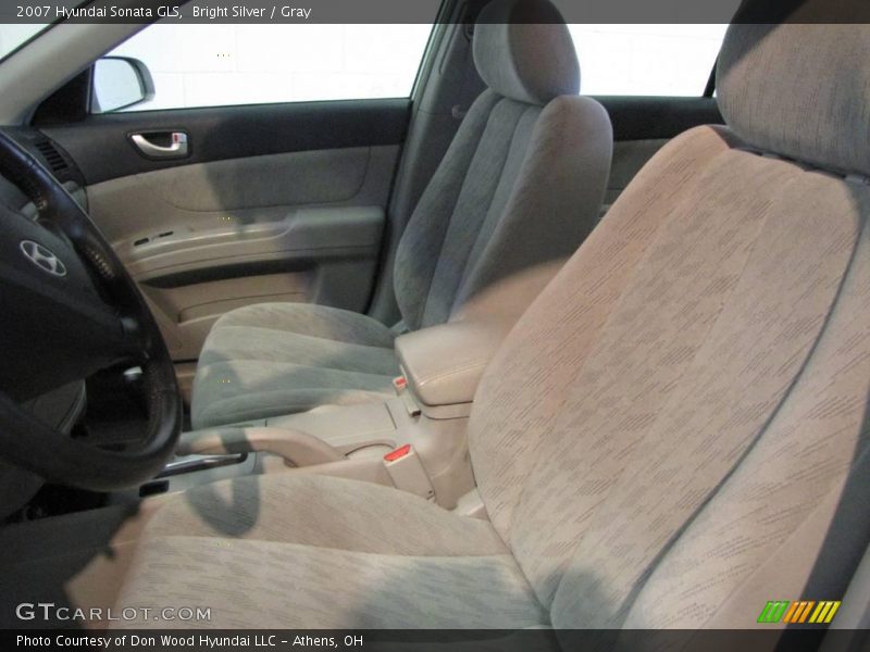 Bright Silver / Gray 2007 Hyundai Sonata GLS