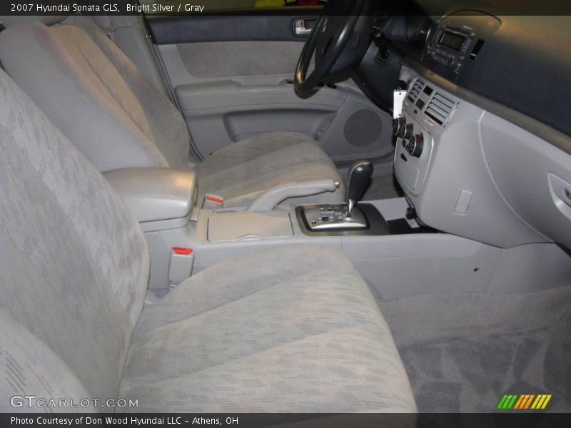 Bright Silver / Gray 2007 Hyundai Sonata GLS