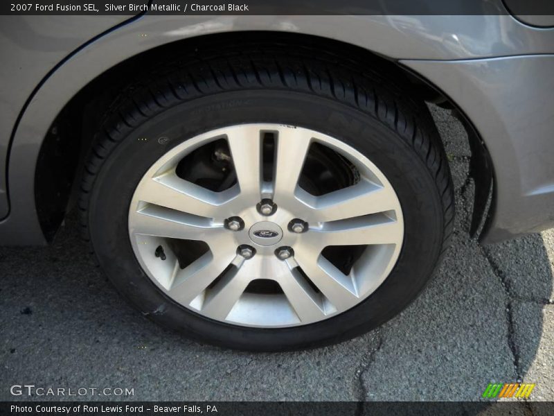 Silver Birch Metallic / Charcoal Black 2007 Ford Fusion SEL