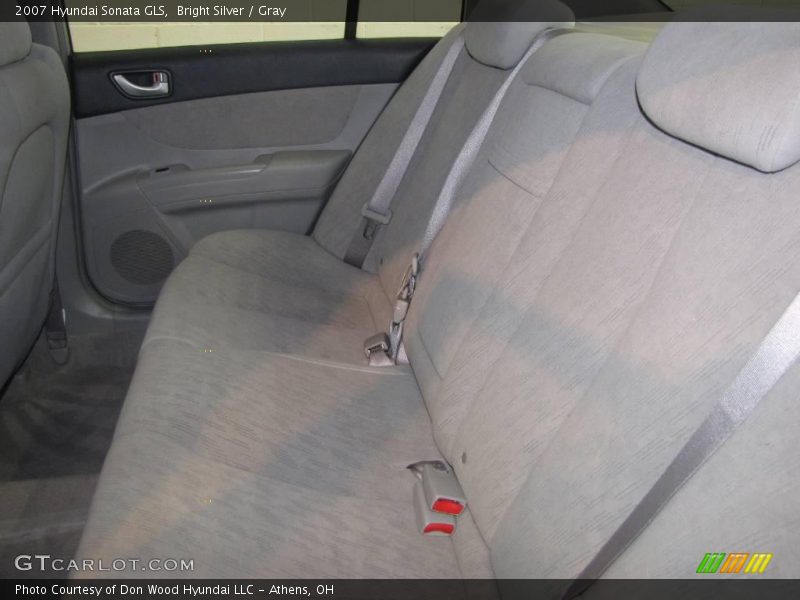 Bright Silver / Gray 2007 Hyundai Sonata GLS