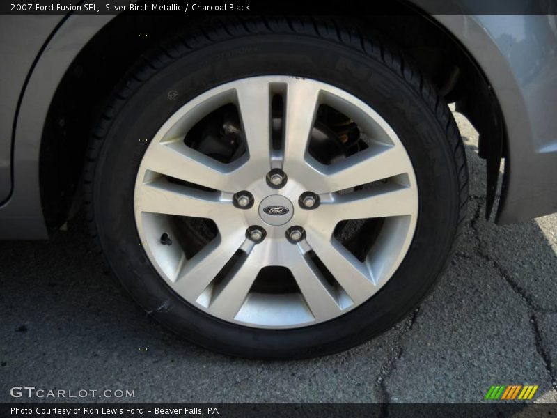 Silver Birch Metallic / Charcoal Black 2007 Ford Fusion SEL