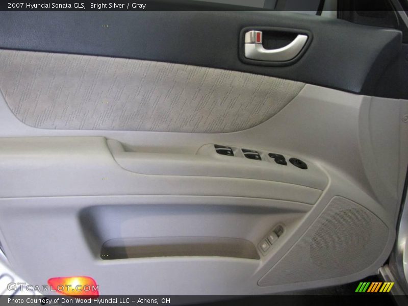 Bright Silver / Gray 2007 Hyundai Sonata GLS